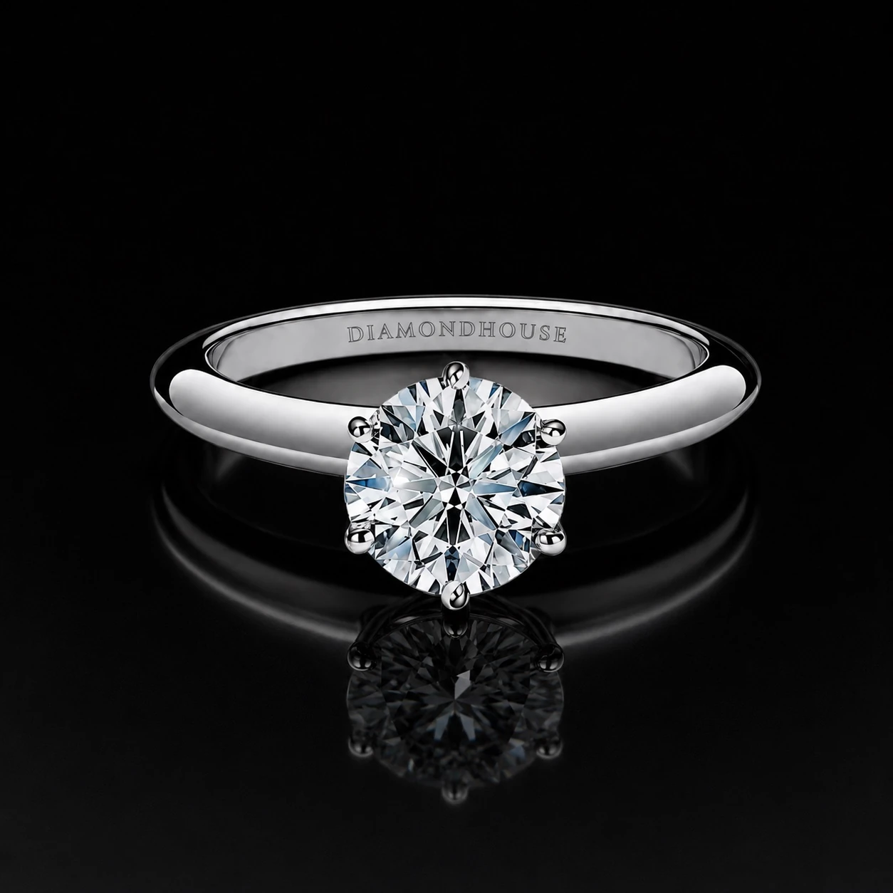 Anello di fidanzamento su misura con diamante certificato